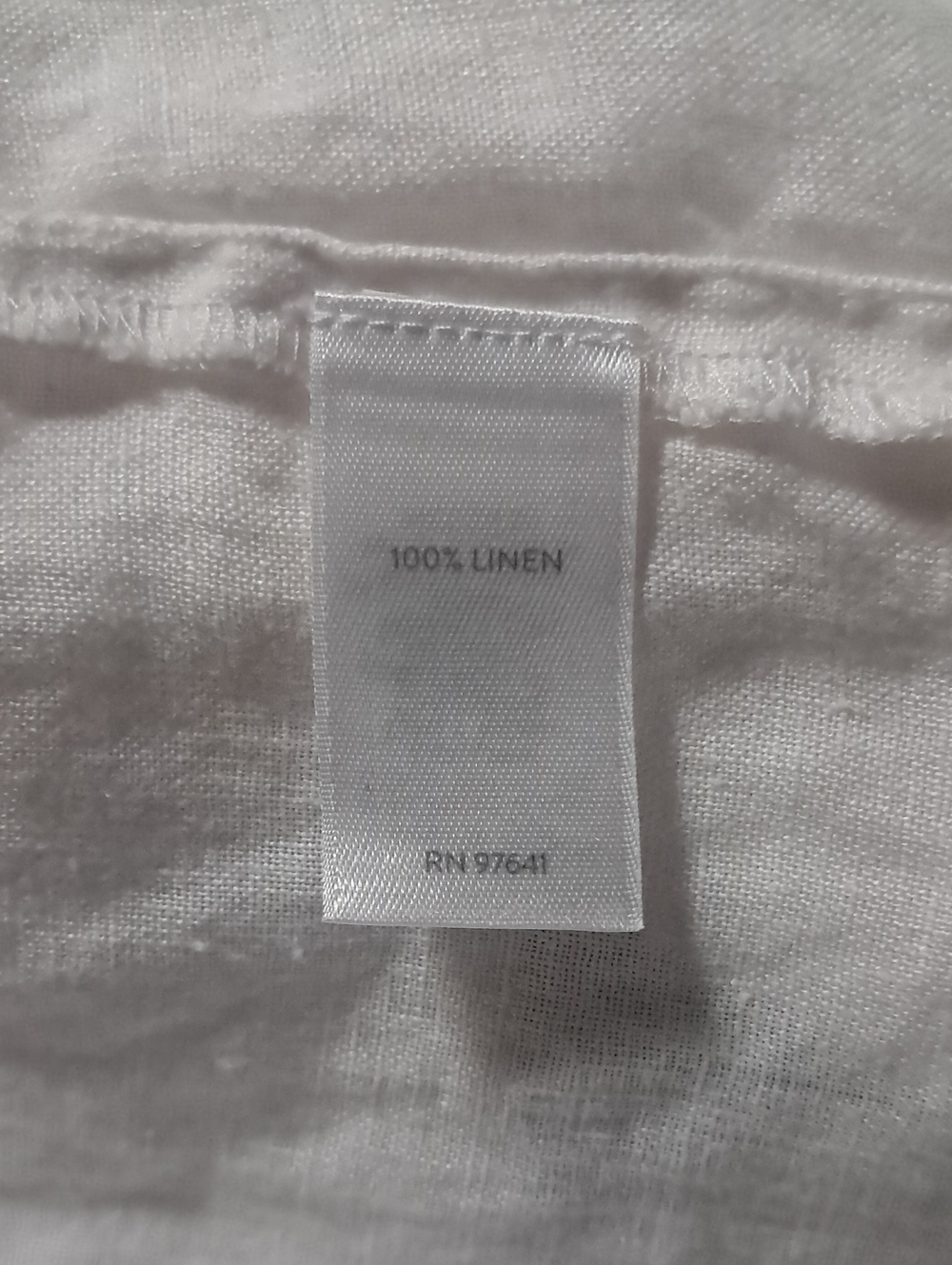 J Jill Love Linen Classic White Linen Button Front Shirt Preppy Resortwear Vacay - Picture 9 of 10